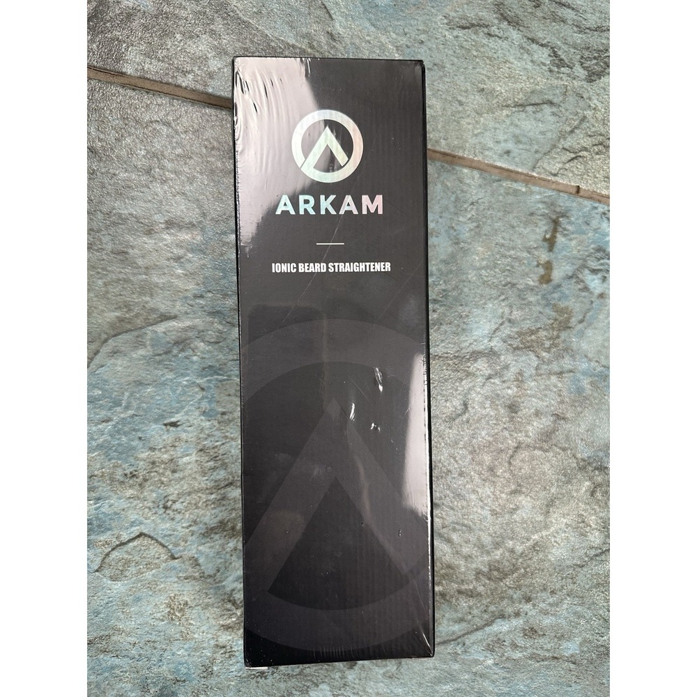 NEW Arkam Premium Beard Straightener For Men - Cutting Edge Ionic Beard Comb